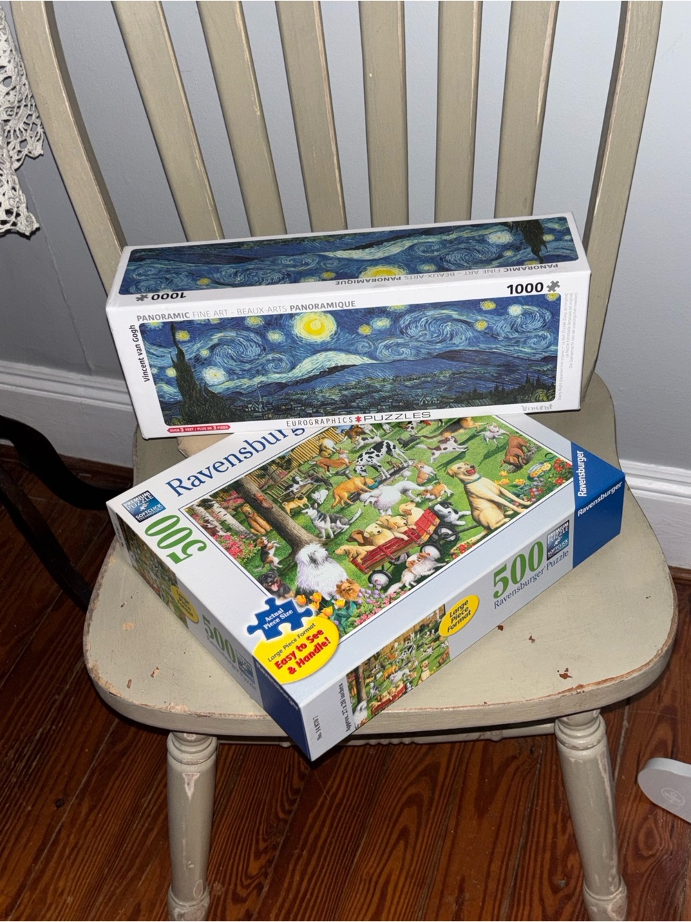 Ravensburger Colorful Farm Animals Puzzle & Van Gogh panoramic